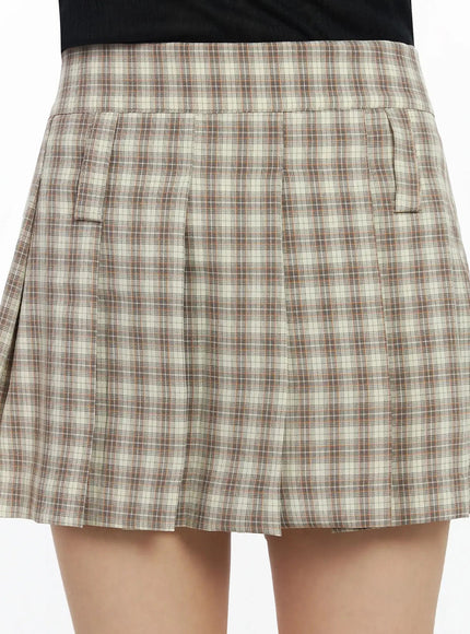 checkered-pleated-skirt-im530