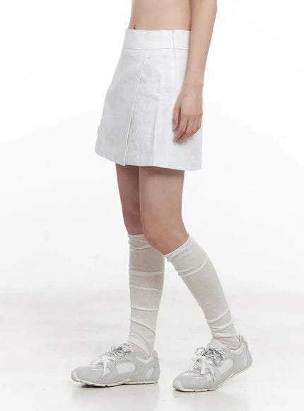 Linen Mini Skort CL524