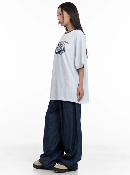 Sophia Raw-Wash Wide Jeans CL518