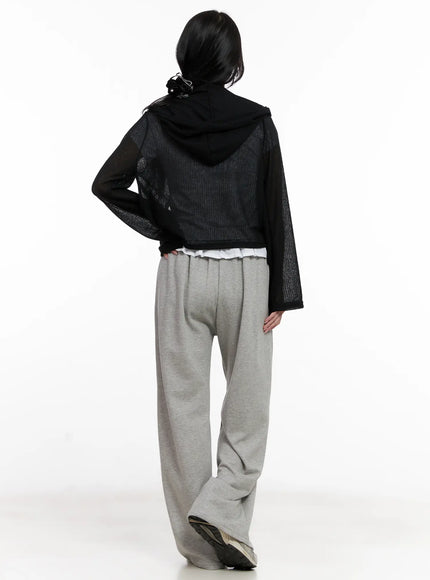 sheer-button-up-long-sleeve-zip-up-cl516