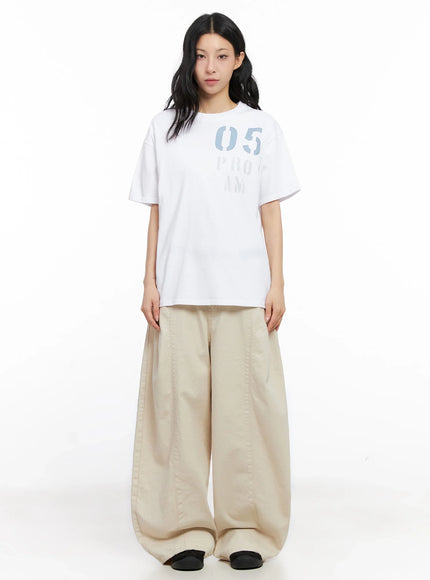 05 Graphic Print Short-Sleeve Tee IG508