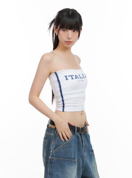 sporty-lettering-crop-tube-top-cg408