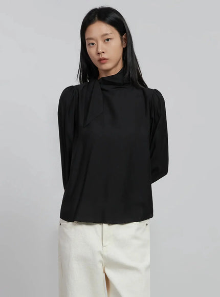high-neck-tie-blouse-id504