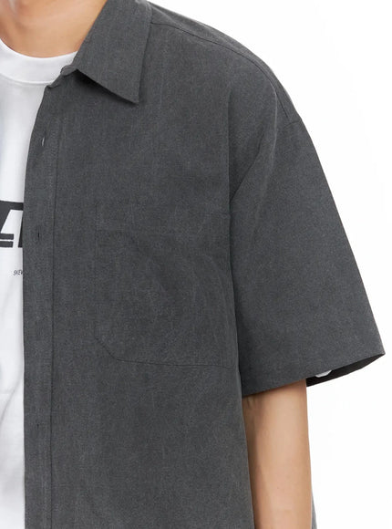 mens-collared-short-sleeve-button-up-top-il516