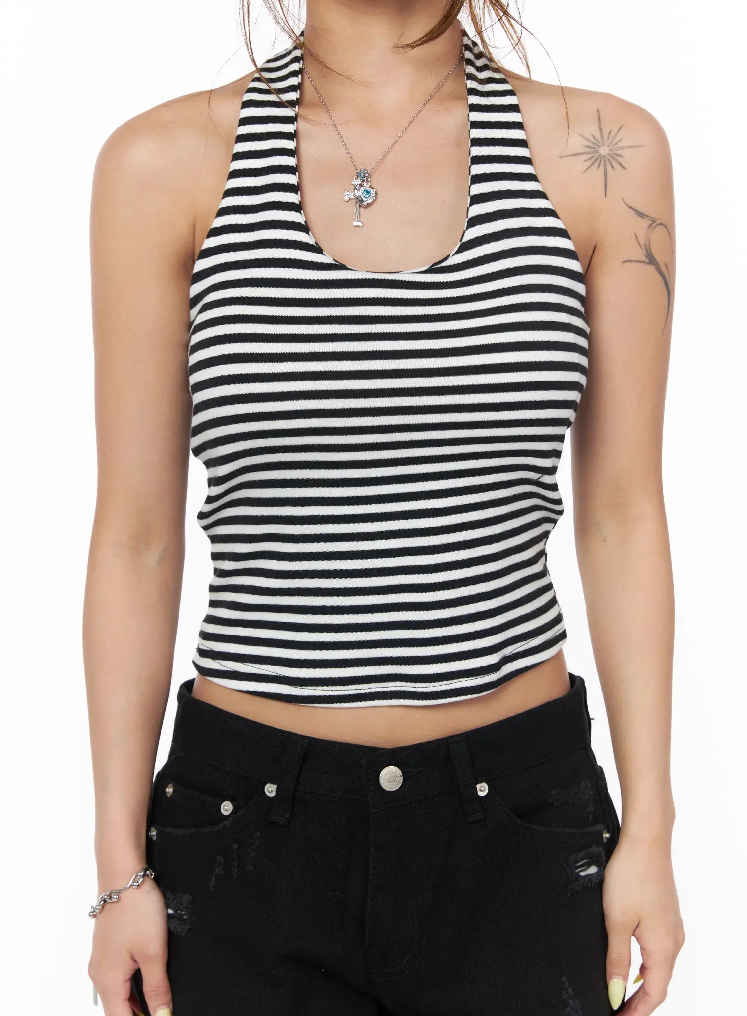 striped-halter-neck-tank-top-with-built-in-bra-cu502