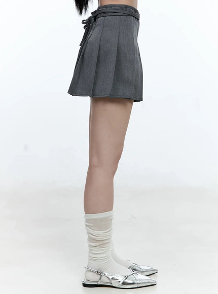 pleated-wrap-mini-skirt-cg511