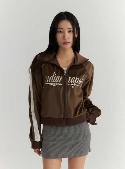 zip-up-velvet-lettering-jacket-cd311