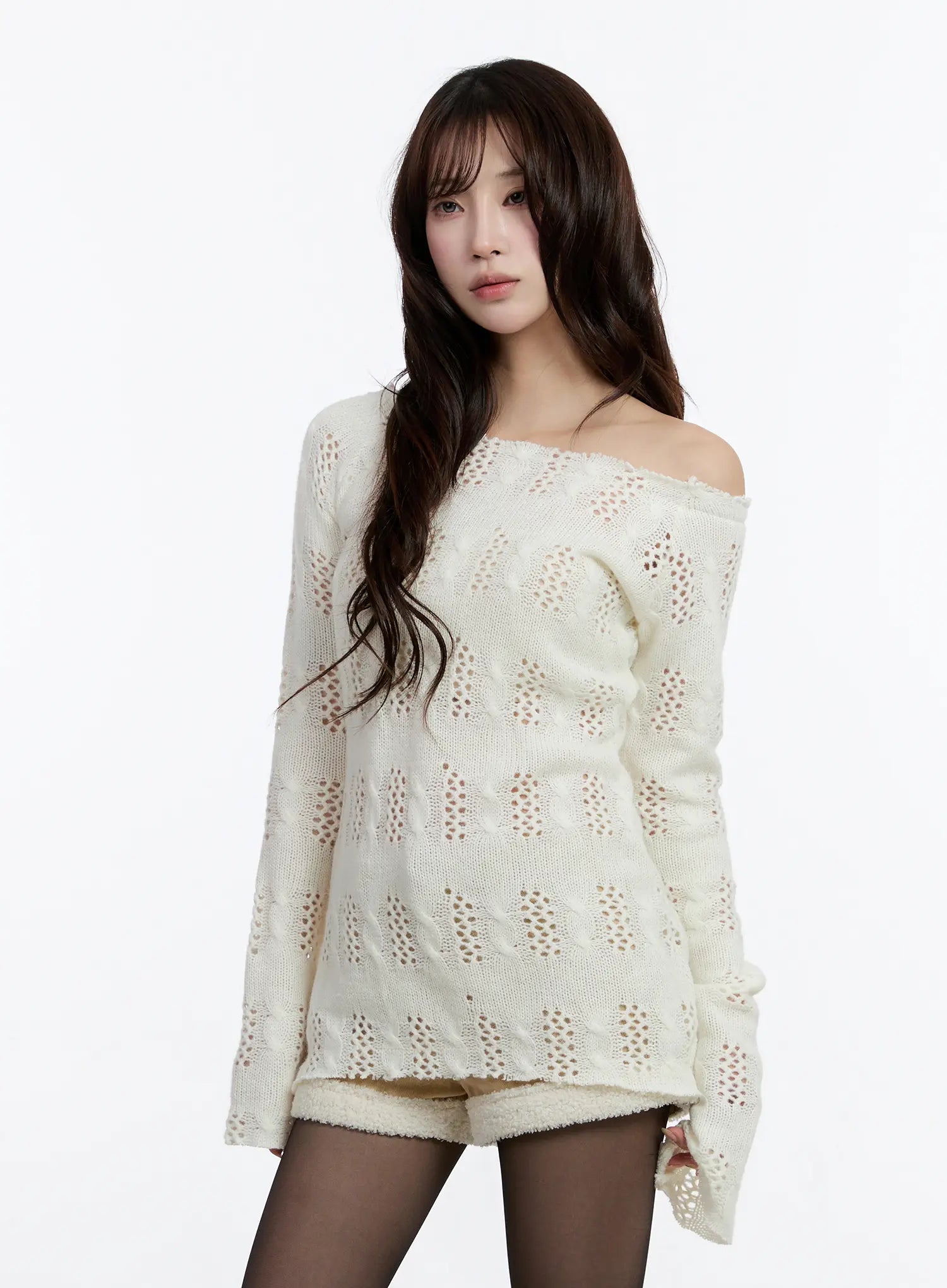 vintage-off-shoulder-knit-sweater-cn524