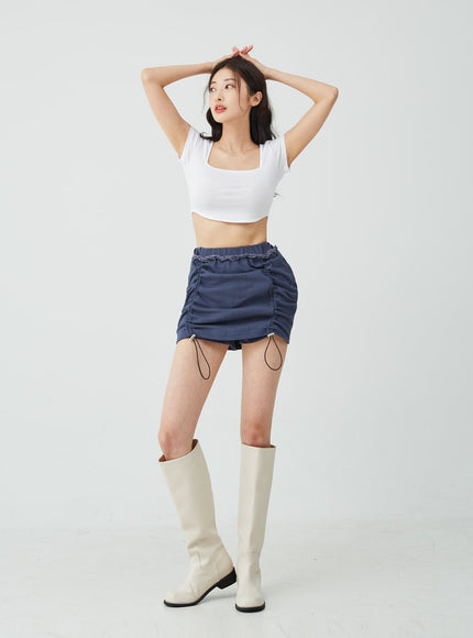 Side String Skirt Pants IU26