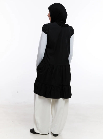 layered-polka-dot-long-sleeve-dress-cs524