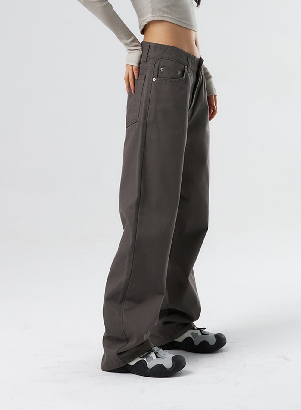 Cotton Loose Sweatpants - Lewkin