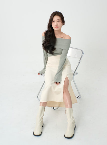 Off Shoulder T-Shirt IO07