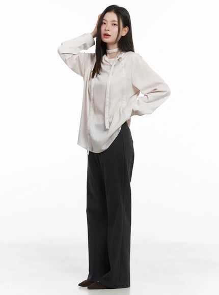 Fleeced Flared Bootcut Pants CJ506