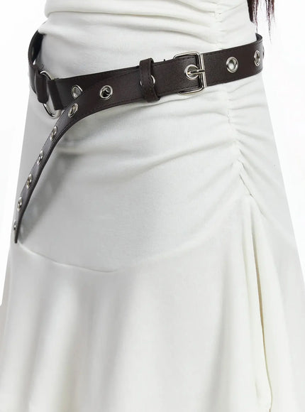 Studded Grommet Ring Belt IM506