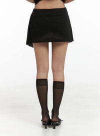 wrap-tie-mini-skirt-set-cl418