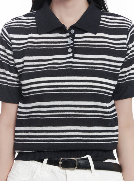 striped-collared-short-sleeve-sweater-cu525
