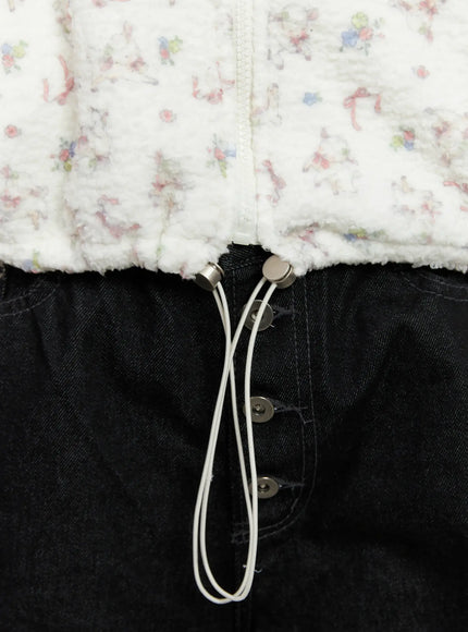 Kelfie Overfit Fleece Jacket CN528