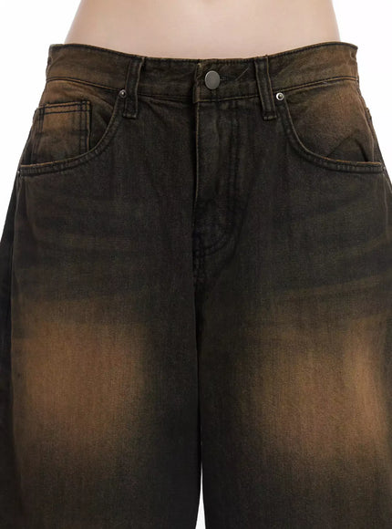 Alayna Vintage Wash Baggy Jeans IM502