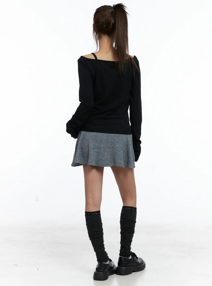 knit-pleated-mini-skirt-cs505