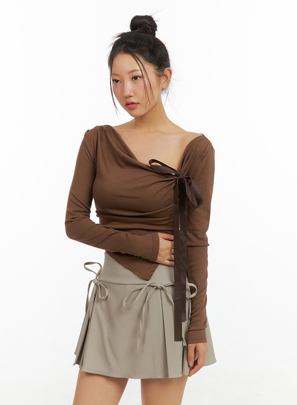 ribbon-asymmetrical-slit-top-is402