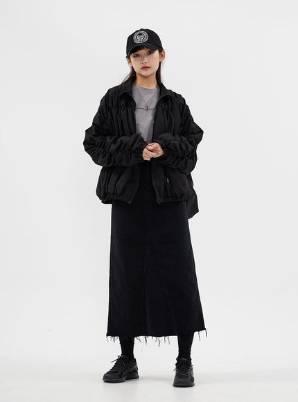 Denim Maxi Skirt CM3