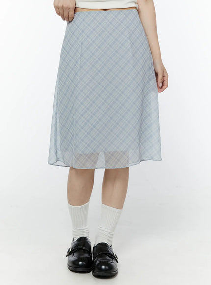chiffon-flare-plaid-midi-skirt-iy507