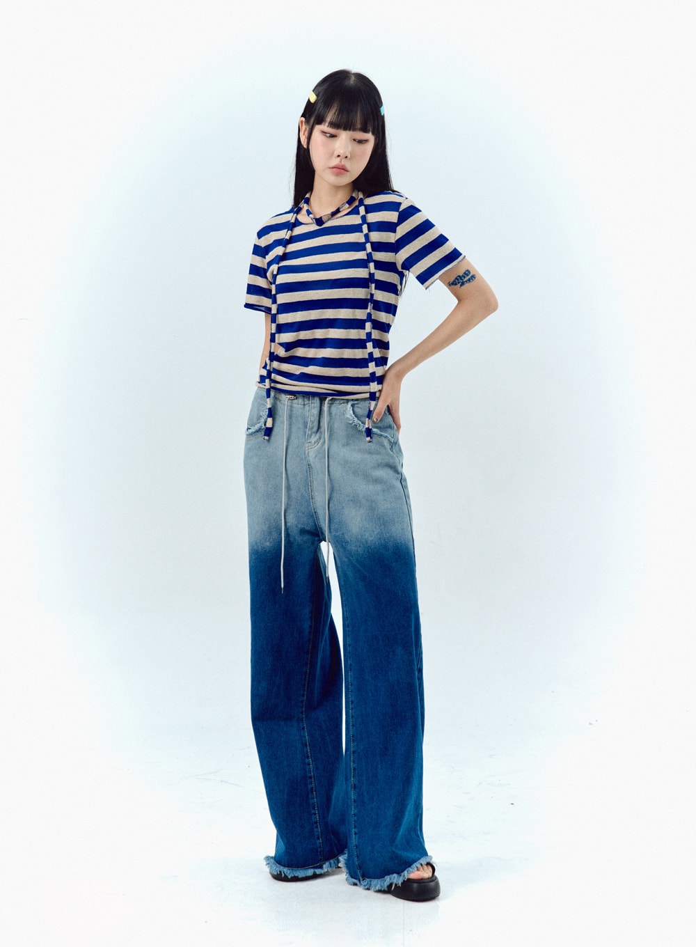 売れ筋アイテムラン Todayful Washed wide pants black 38 | www.pro13