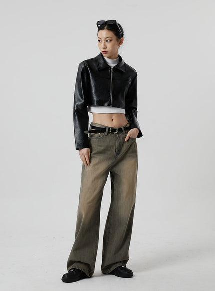 Jean baggy délavé vintage CF307