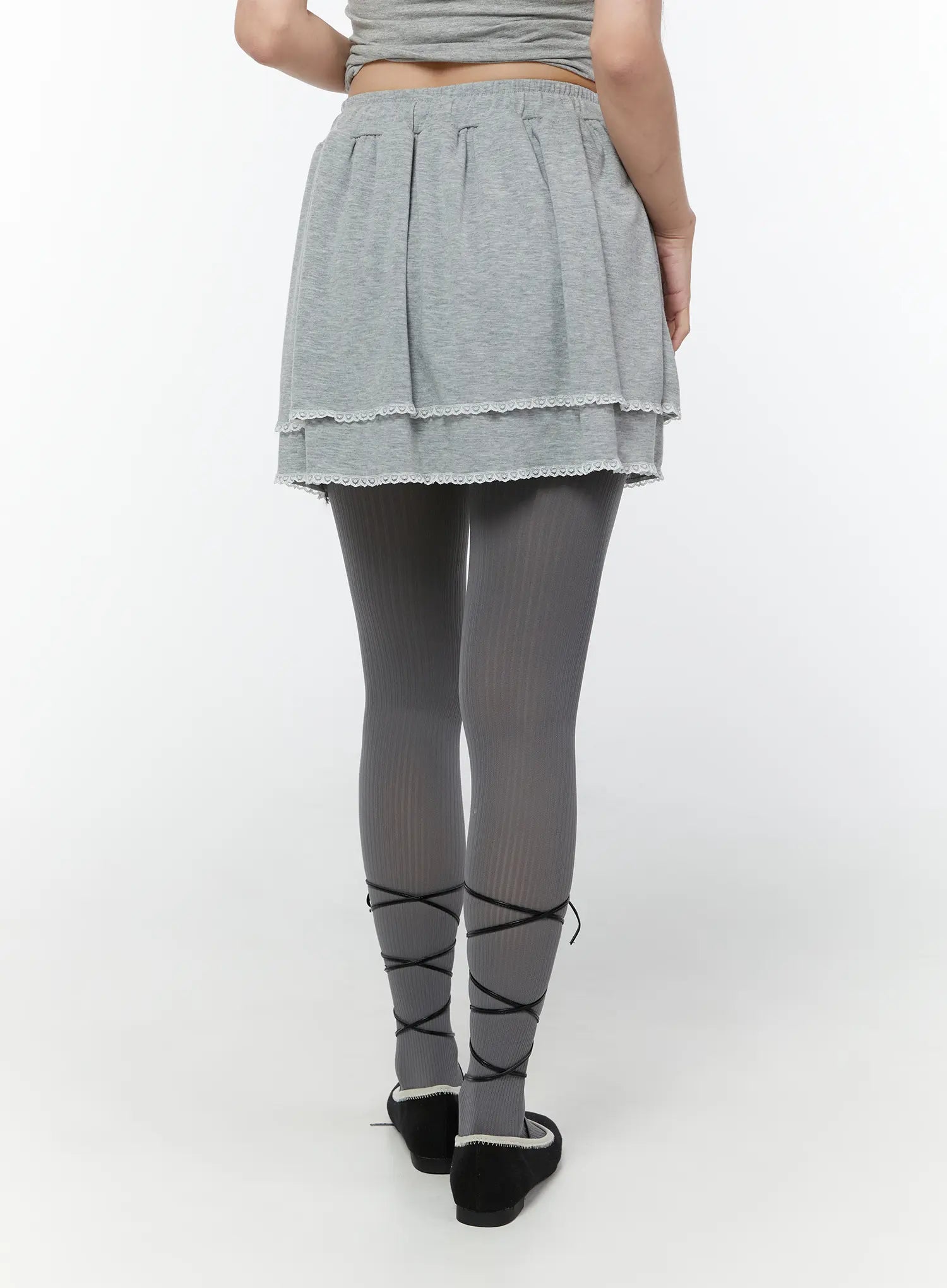 lace-trim-layered-mini-skirt-cy519