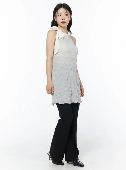 texture-neck-tie-blouse-cd805