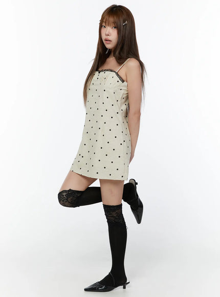 polka-dot-lace-mini-dress-cy518