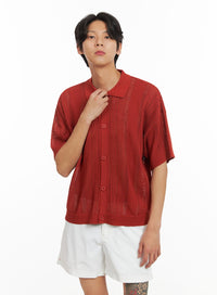 mens-short-sleeve-summer-knit-button-up-top-iy416