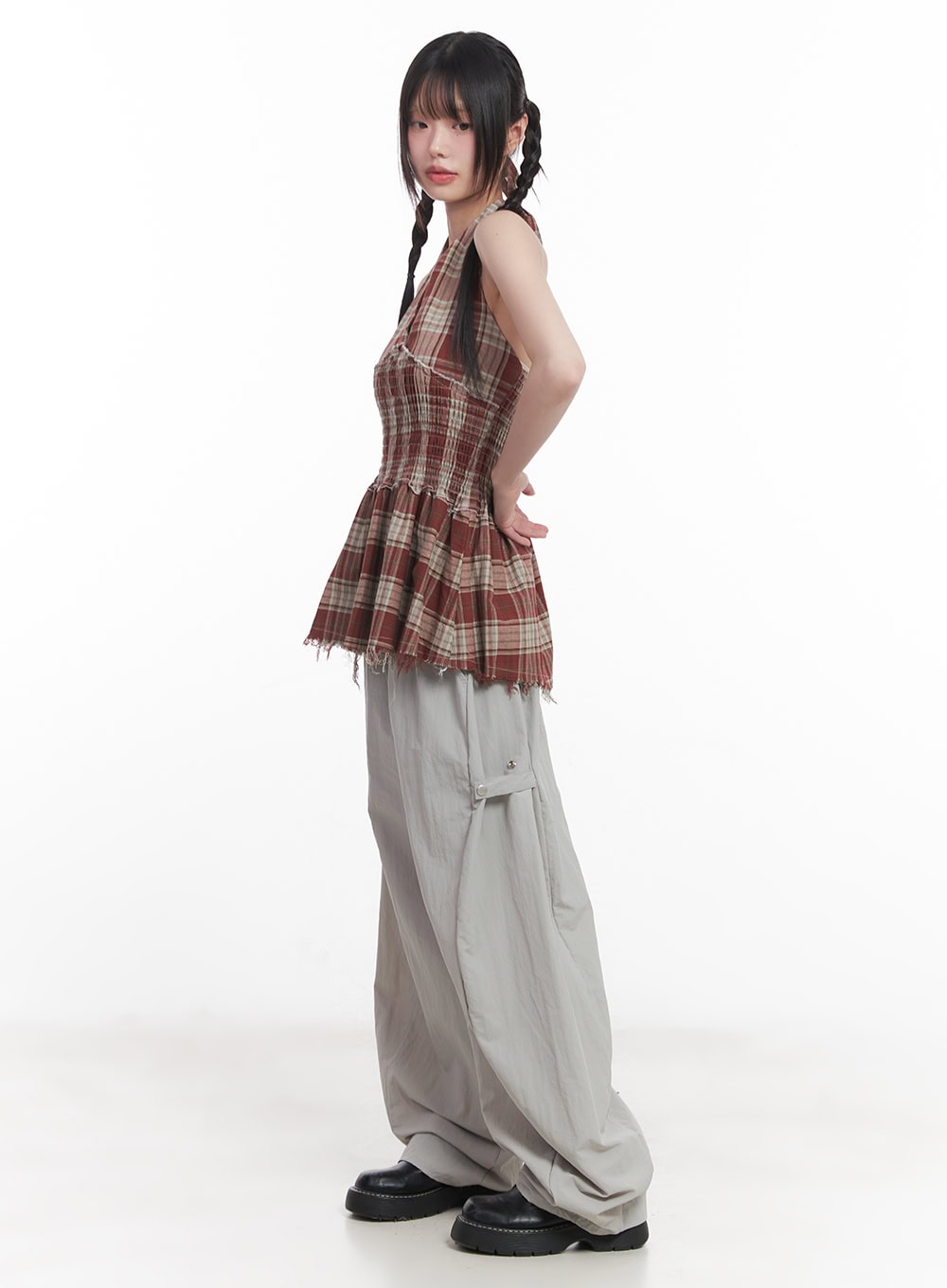 halter-neck-plaid-mini-dress-cu505