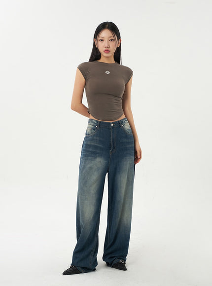 Baggy Low Rise Jeans CA326