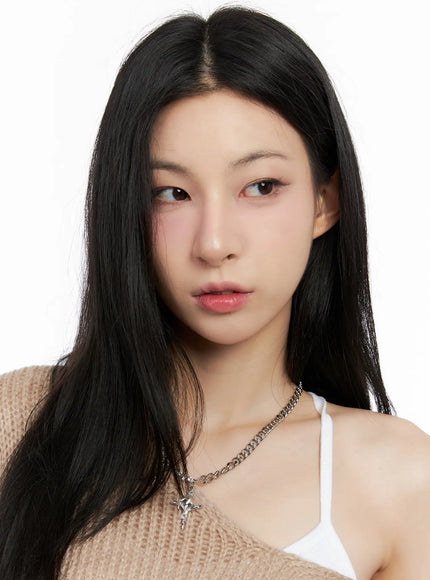 Twin Star Chain Necklace CG526