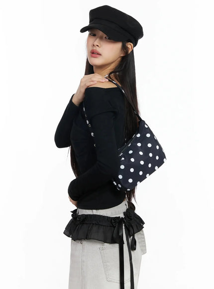 Polka Dot Mini Shoulder Bag IA508