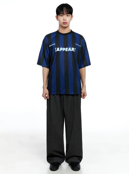 Men's Pintuck Wide-Leg Pants IG520