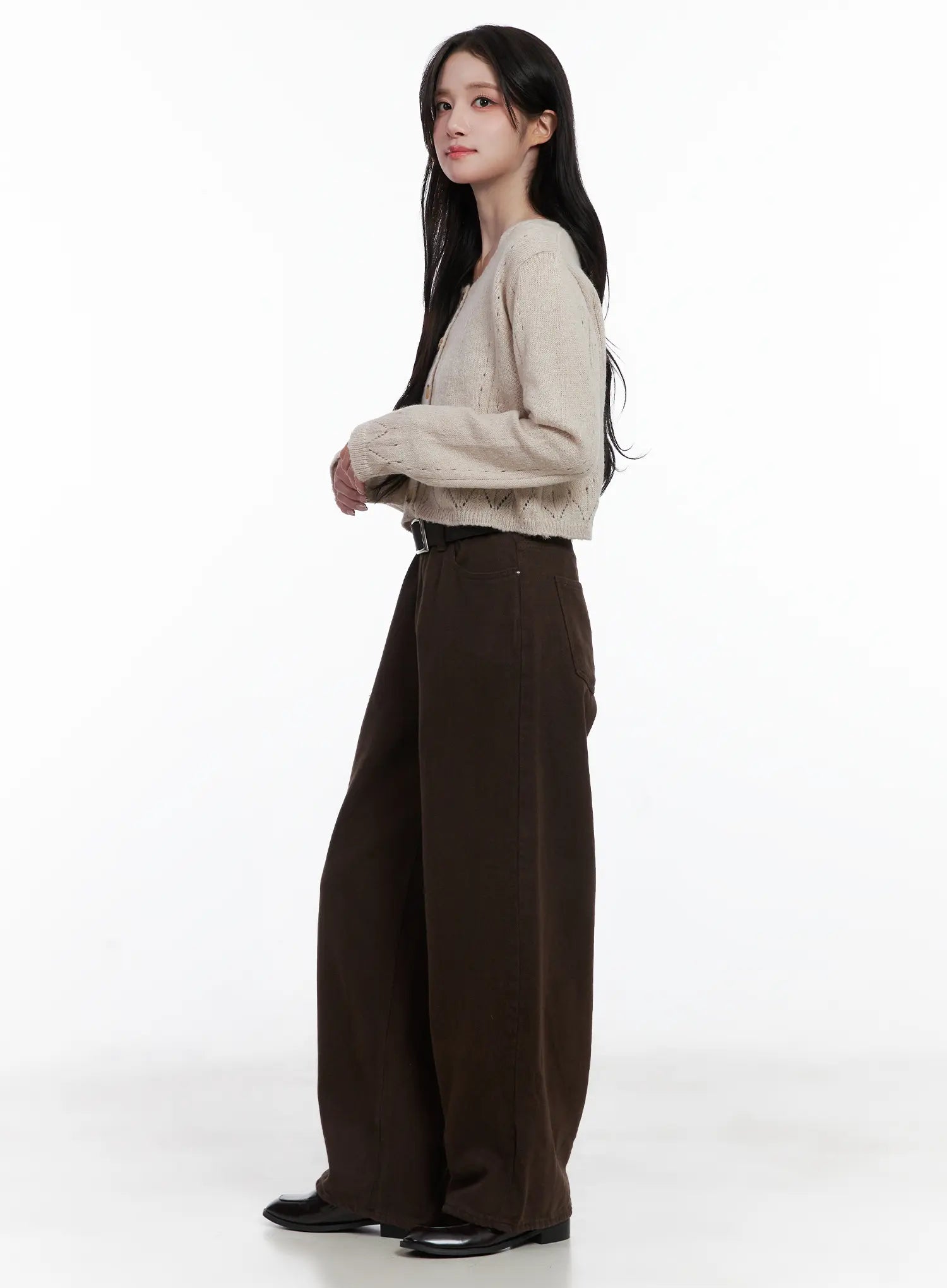 Cozy Fleece Wide-Leg Pants CN526