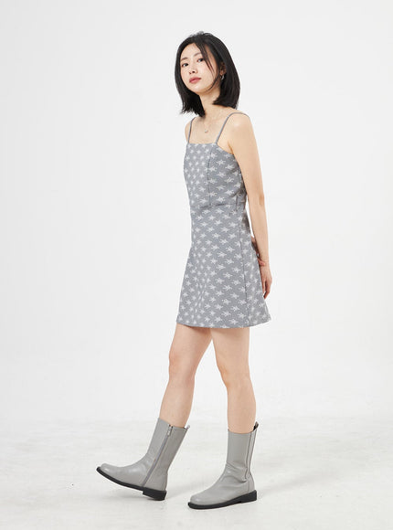 Rose Print Mini Dress OA310