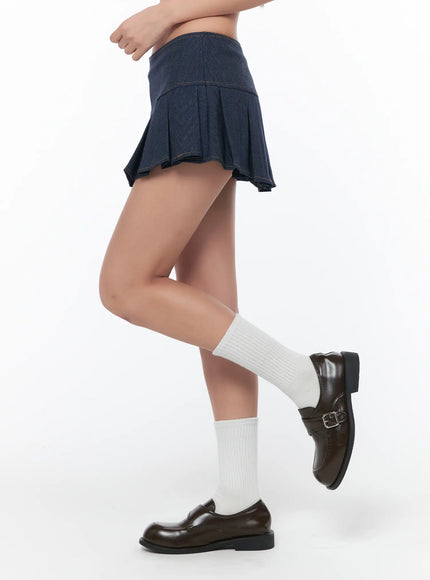 low-rise-pleated-denim-mini-skirt-ca514