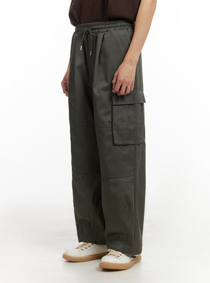 mens-wide-fit-cargo-pants-dark-green-iy402