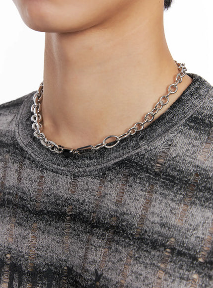 mens-staple-black-pendant-necklace