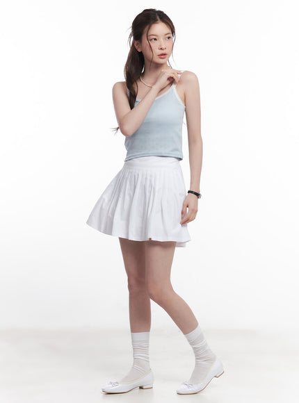 cotton-pleated-mini-skirt-cy519