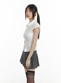 cotton-collared-buttoned-blouse-cl412