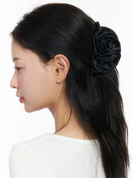 black-floral-hair-clip-cm519