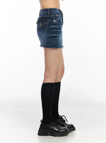 classic-frayed-hem-denim-mini-skirt-cm516