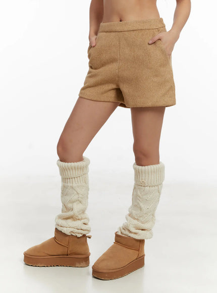 Warm Wool Blend Shorts CD512