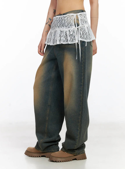 lace-layered-wrap-mini-skirt-cj522