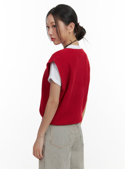 v-neck-knit-sweater-vest-oa419