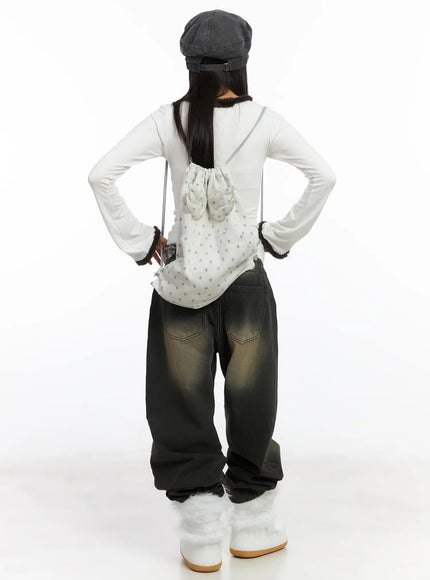 Starry Angel Drawstring Bag CD519